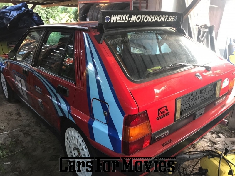 CarsForMovies | Lancia Delta Integrale Turbo Martini  1990 Italien Rot Schwarz Zivilfahrzeug Sportwagen Berlin 3491 Oldtimer Rallye Motorsport 